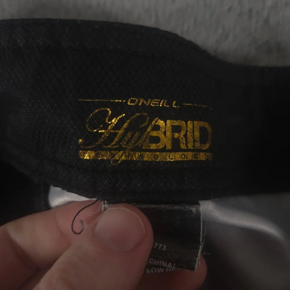 O'Neill Shorts Men 28 Charcoal Plaid‎ Hybrid Board Quick Dry Water Trunks Swim